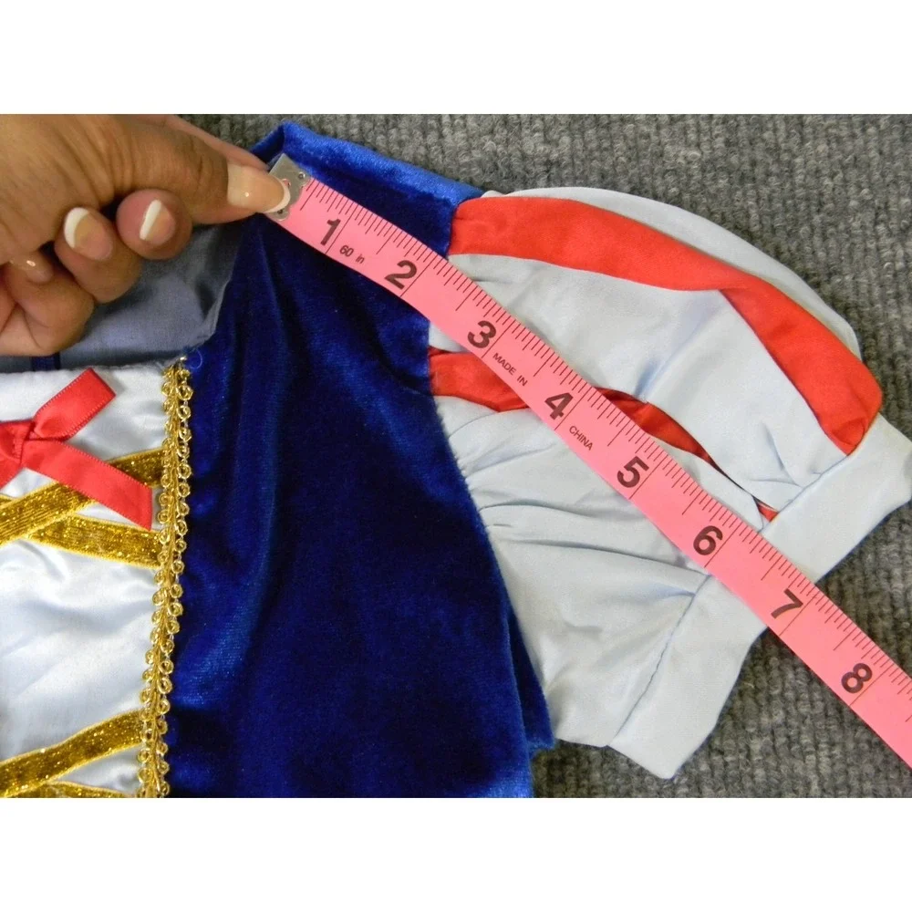 Girls Snow White Princess Costume Dress Size 90 Approx 2T Halloween